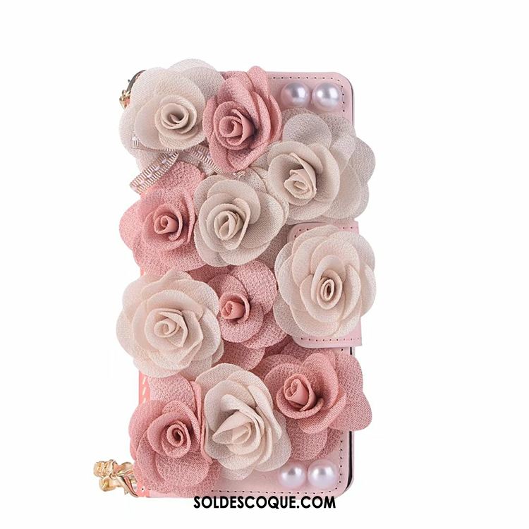 Coque Samsung Galaxy S9+ Étui En Cuir Étoile Incassable Téléphone Portable Rose En Ligne