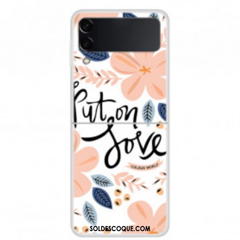 Coque Samsung Galaxy Z Flip 3 5G Put On Love