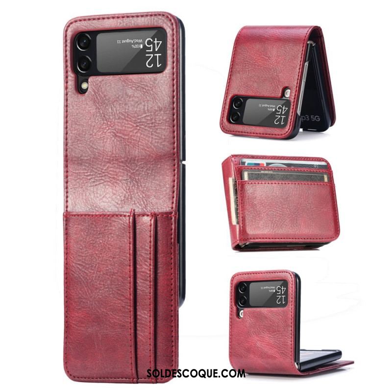 Coque Samsung Galaxy Z Flip 3 5G Style Cuir Portefeuille