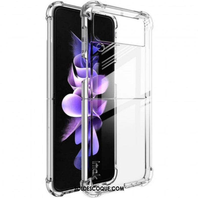 Coque Samsung Galaxy Z Flip 3 5G Transparente et Film Écran IMAK