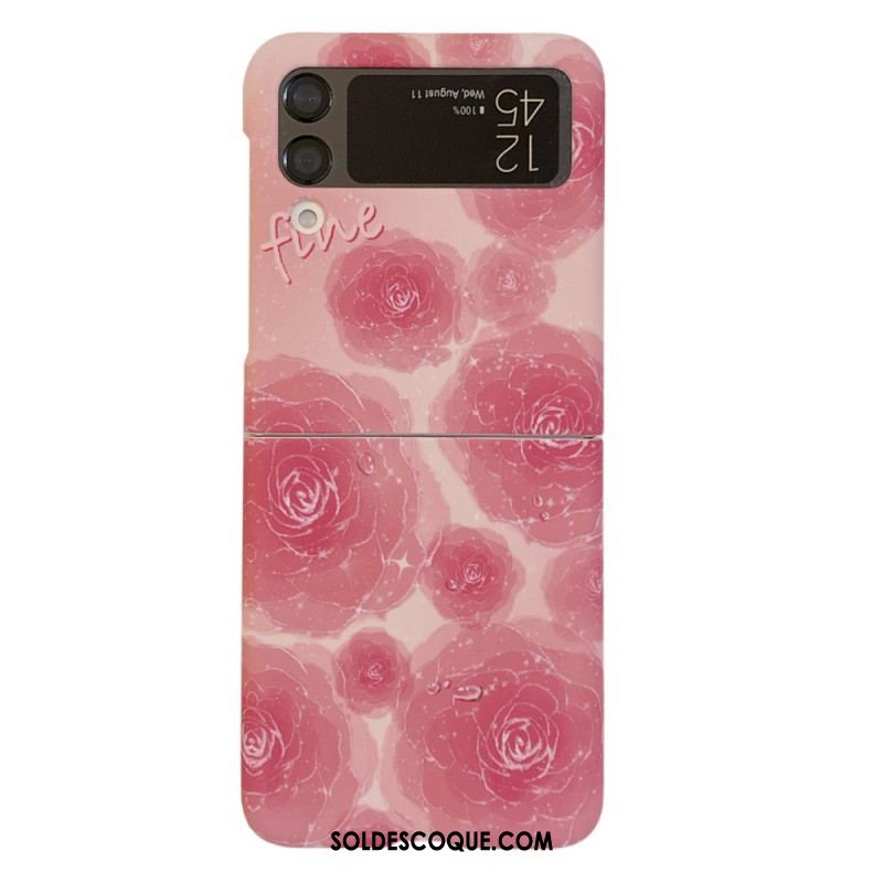 Coque Samsung Galaxy Z Flip 4 Fleurs Art