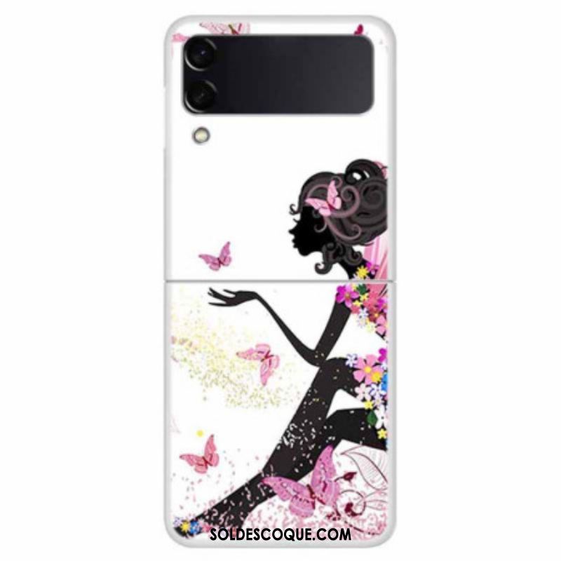 Coque Samsung Galaxy Z Flip 4 Fée Fleurie