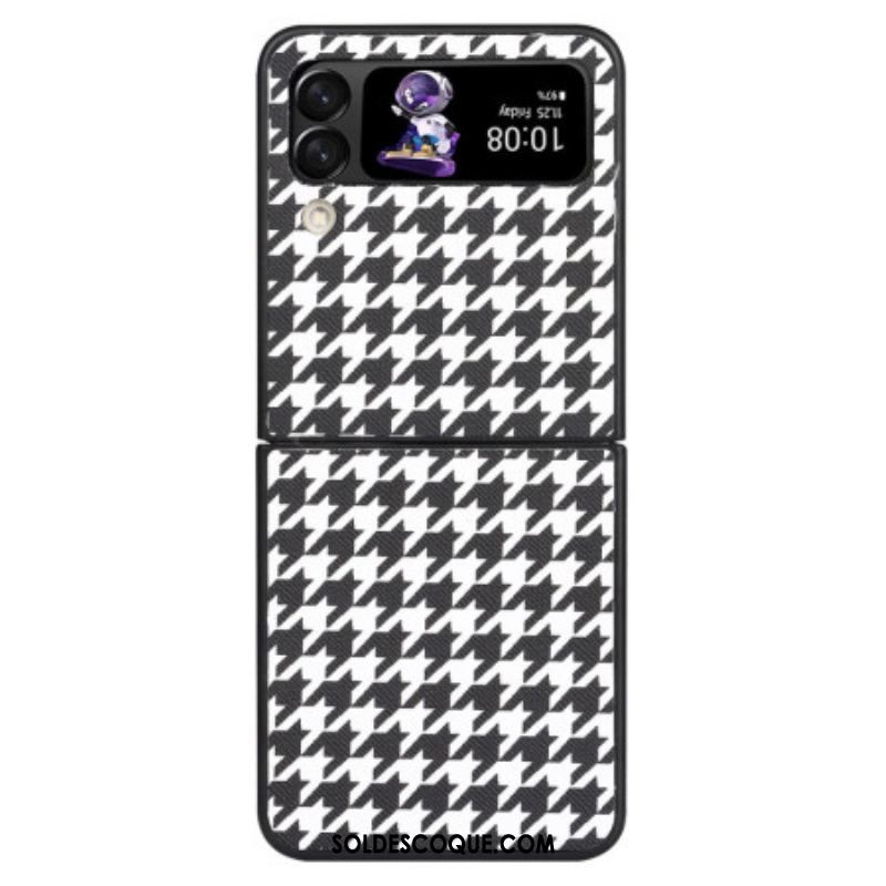 Coque Samsung Galaxy Z Flip 4 Pied de Poule