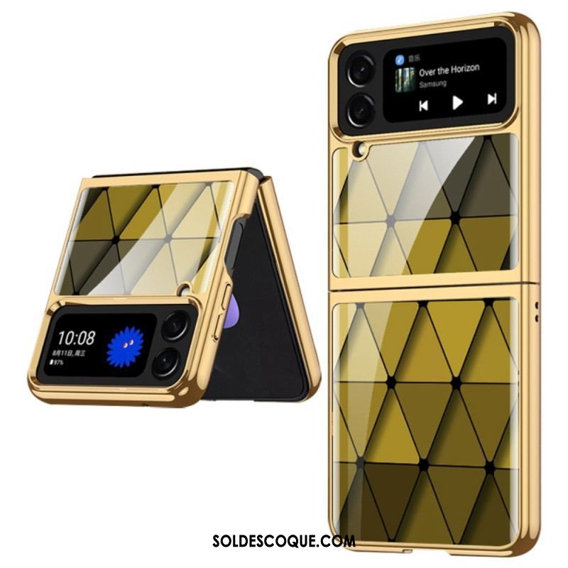 Coque Samsung Galaxy Z Flip 4 Verre Trempé Arlequin GKK