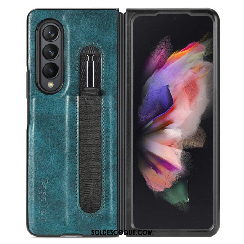 Coque Samsung Galaxy Z Fold 3 5G Style Cuir Porte-Stylet CASENEO