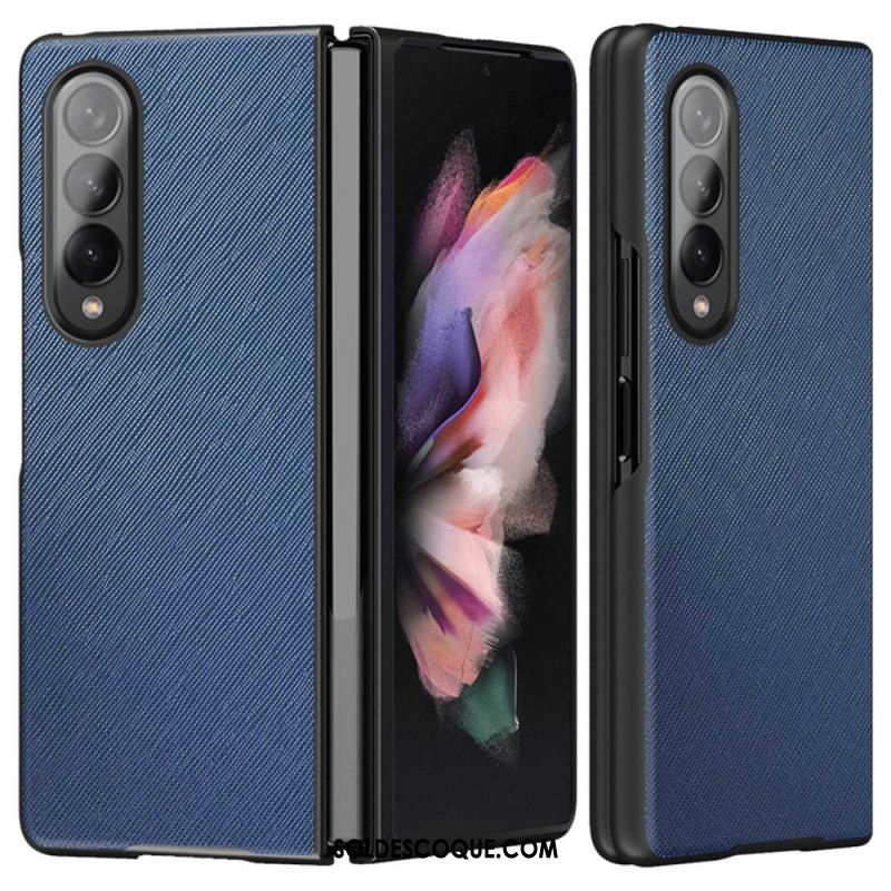 Coque Samsung Galaxy Z Fold 4 Texture Tissée