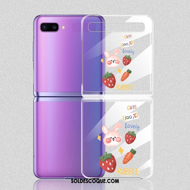 Coque Samsung Z Flip Étoile Protection Dessin Animé Lapin Tout Compris En Vente