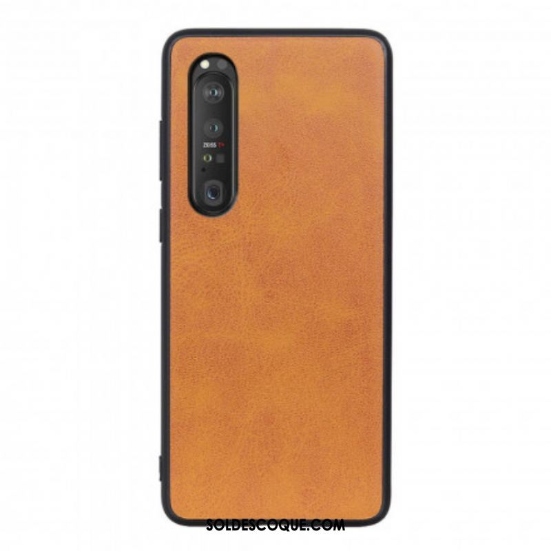 Coque Sony Xperia 1 III Effet Cuir