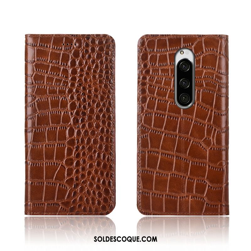 Coque Sony Xperia 1 Silicone Crocodile Nouveau Fluide Doux Incassable En Vente