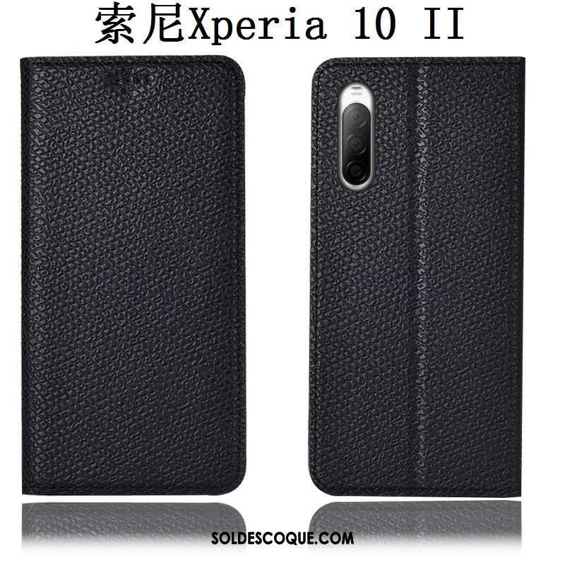 Coque Sony Xperia 10 Ii Noir Protection Incassable Étui Mesh France