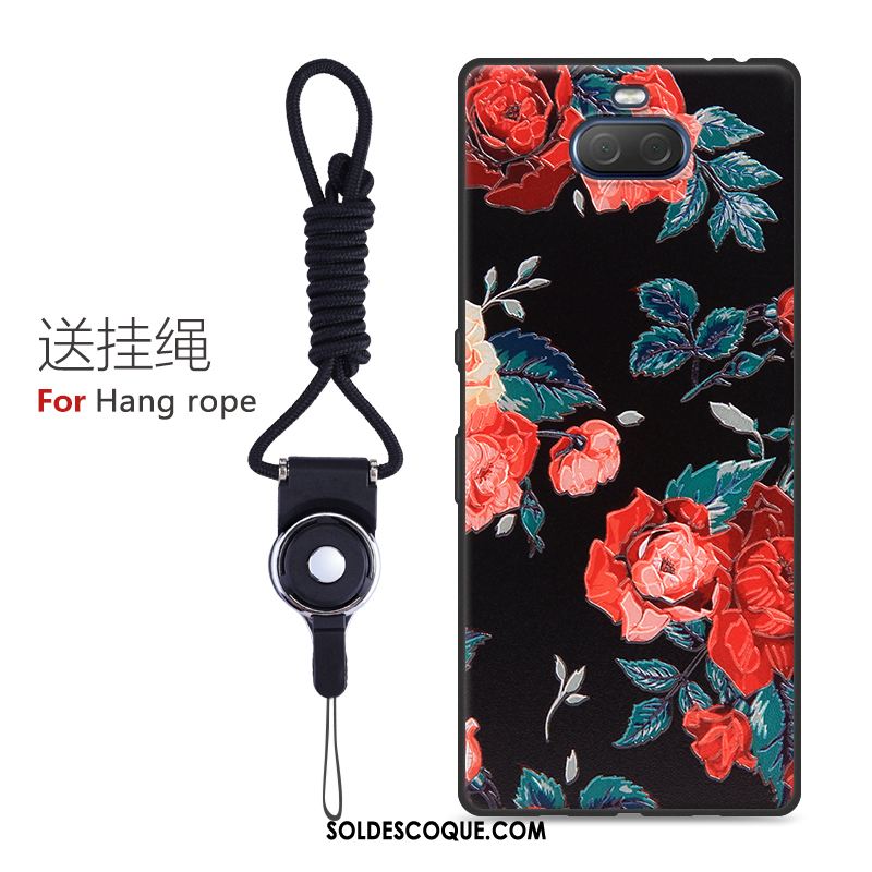 Coque Sony Xperia 10 Protection Charmant Fluide Doux Dessin Animé Gaufrage En Ligne