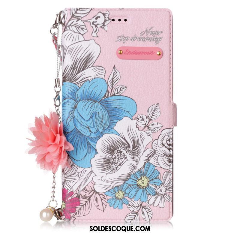 Coque Sony Xperia L1 Peinture Protection Luxe Rose Téléphone Portable Pas Cher