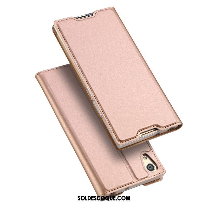 Coque Sony Xperia L1 Protection Téléphone Portable Business Rose Étui En Cuir En Ligne