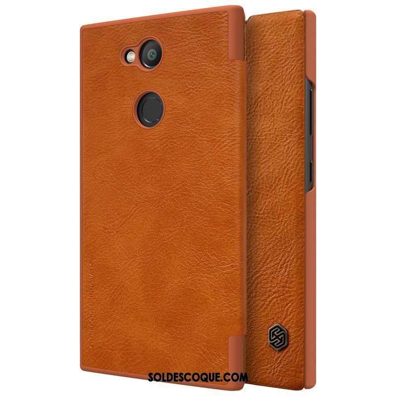 Coque Sony Xperia L2 Carte Protection Or Étui En Cuir Tendance Housse En Vente