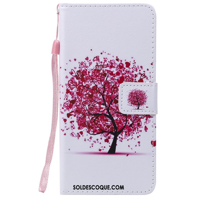 Coque Sony Xperia L3 Blanc Protection Étui En Cuir Peinture Téléphone Portable En Vente