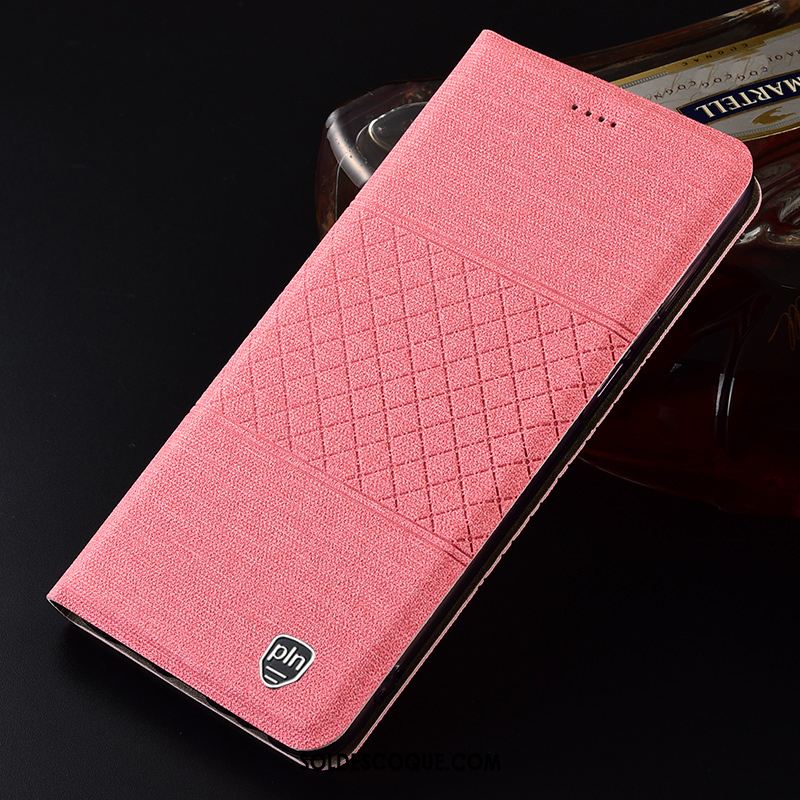 Coque Sony Xperia L3 Rose Étui Téléphone Portable Incassable Lin En Vente