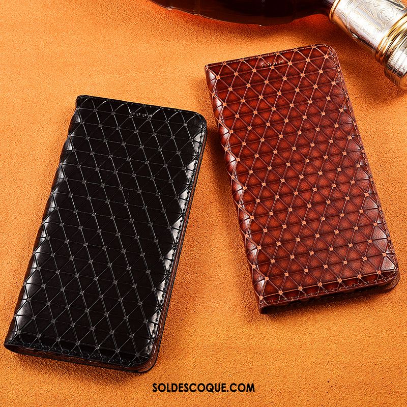 Coque Sony Xperia L3 Tout Compris Délavé En Daim Nouveau Étui Plaid Housse En Vente