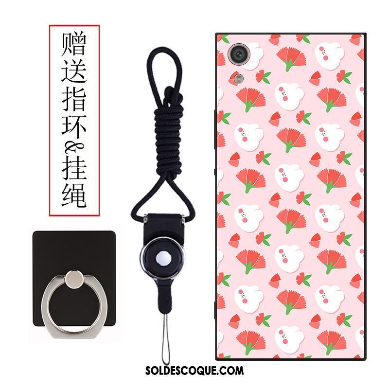 Coque Sony Xperia Xa Tout Compris Rose Tendance Téléphone Portable Noir Soldes