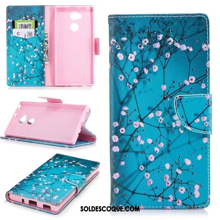 Coque Sony Xperia Xa Ultra Bleu Protection Fluide Doux Téléphone Portable Silicone Housse Pas Cher