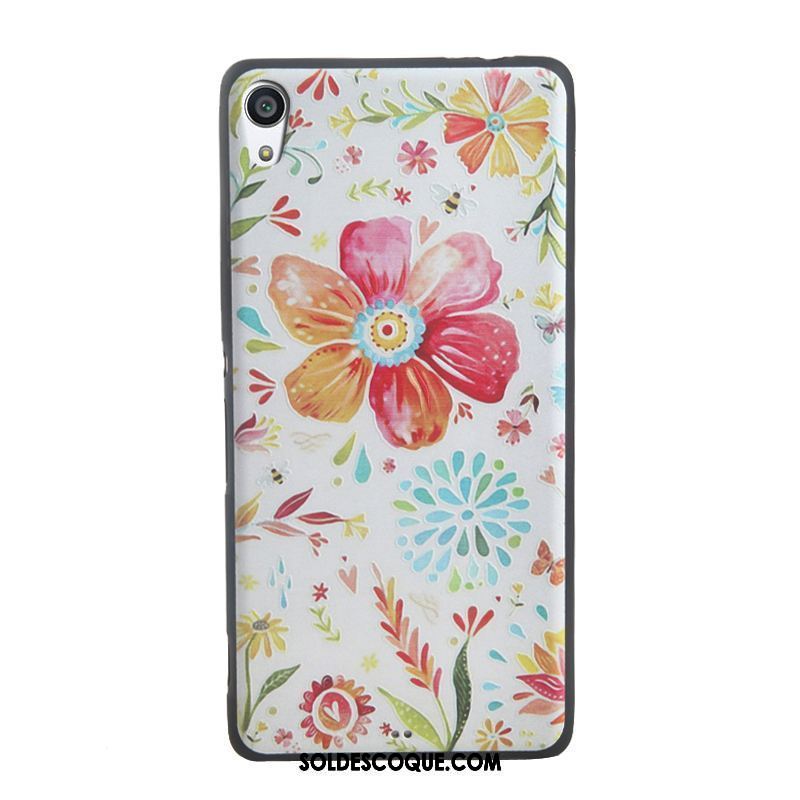 Coque Sony Xperia Xa Ultra Dessin Animé Rose Nouveau Fluide Doux Gaufrage Housse En Ligne