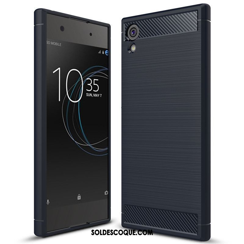 Coque Sony Xperia Xa Ultra Soie Bleu Tout Compris Incassable Fluide Doux France