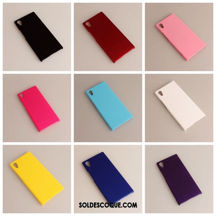 Coque Sony Xperia Xa1 Délavé En Daim Rouge Difficile Protection Téléphone Portable Housse France