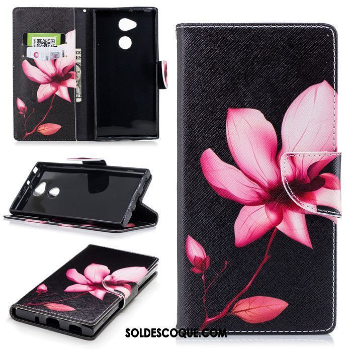 Coque Sony Xperia Xa2 Incassable Fluide Doux Protection Téléphone Portable Noir Pas Cher