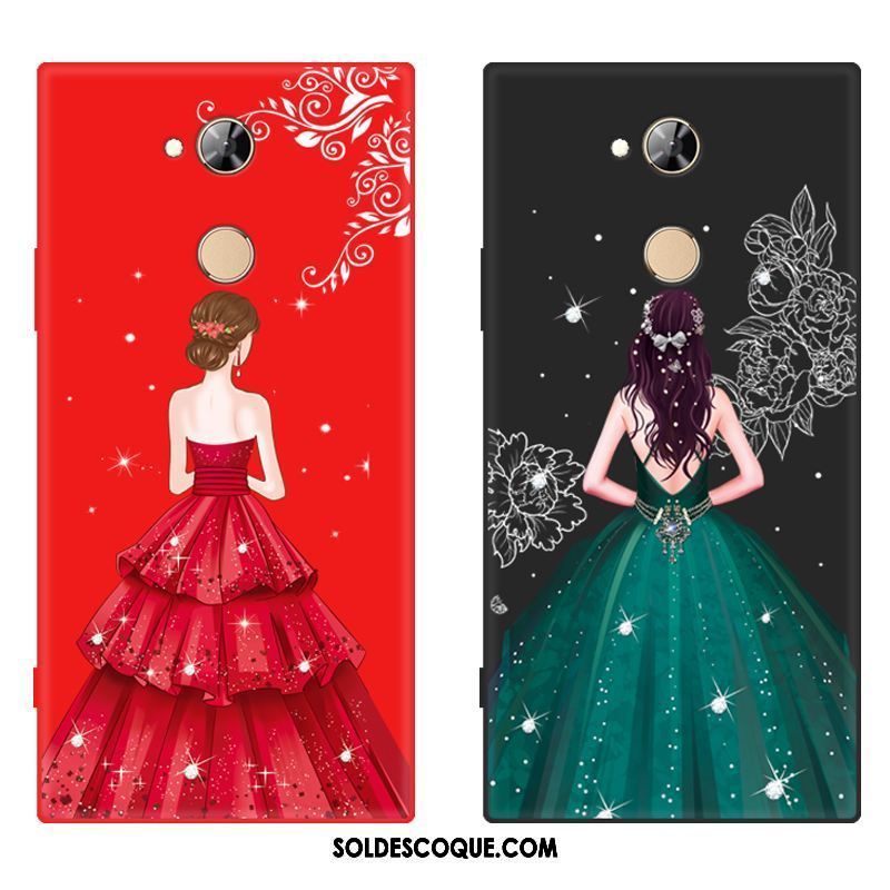 Coque Sony Xperia Xa2 Ultra Protection Personnalité Incassable Rouge Téléphone Portable Soldes