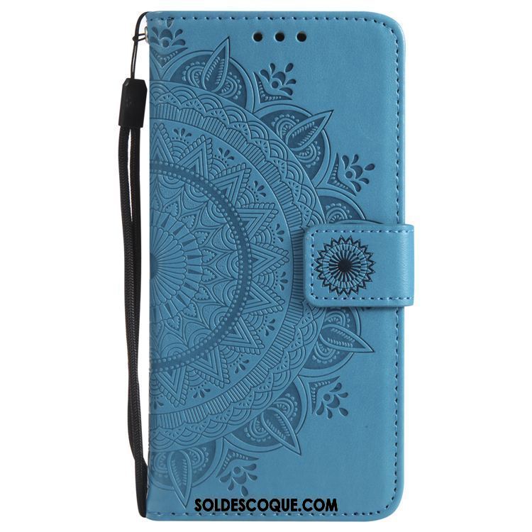 Coque Sony Xperia Xa2 Ultra Téléphone Portable Bleu Protection Gaufrage En Relief Housse Soldes