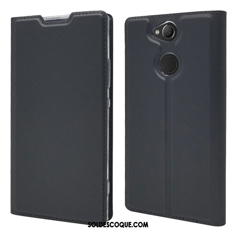 Coque Sony Xperia Xa2 Étui En Cuir Support Protection Carte Téléphone Portable Housse Pas Cher