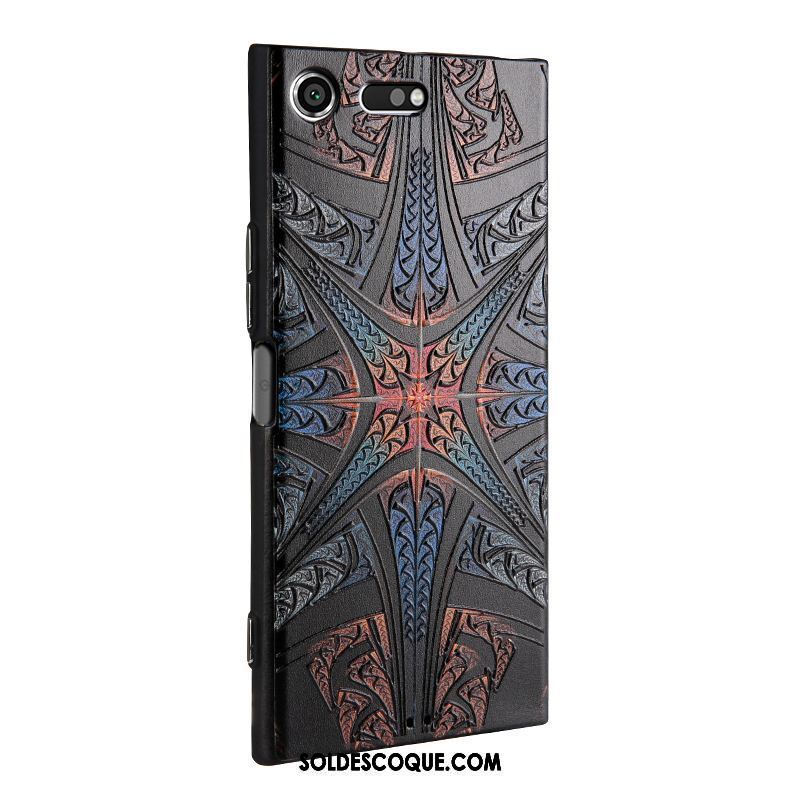 Coque Sony Xperia Xz Premium Fluide Doux Téléphone Portable Silicone Noir Tout Compris Pas Cher