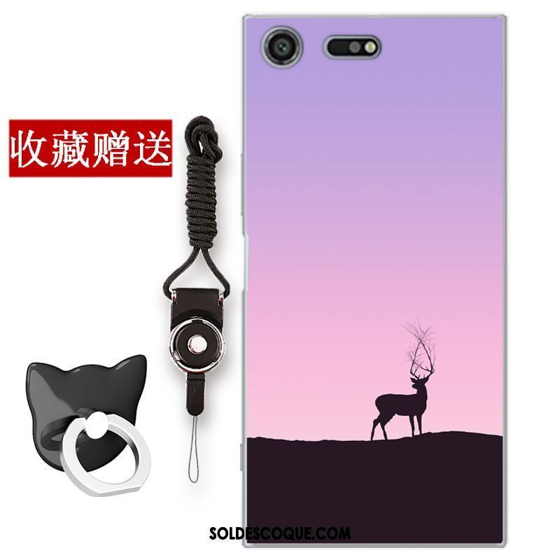 Coque Sony Xperia Xz Premium Tout Compris Personnalité Violet Créatif Téléphone Portable En Ligne