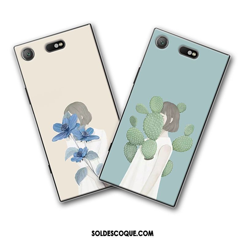 Coque Sony Xperia Xz1 Compact Protection Créatif Téléphone Portable Silicone Étui En Vente