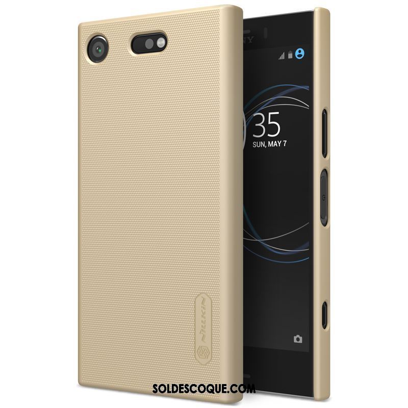 Coque Sony Xperia Xz1 Compact Protection Téléphone Portable Incassable Délavé En Daim Étui Soldes