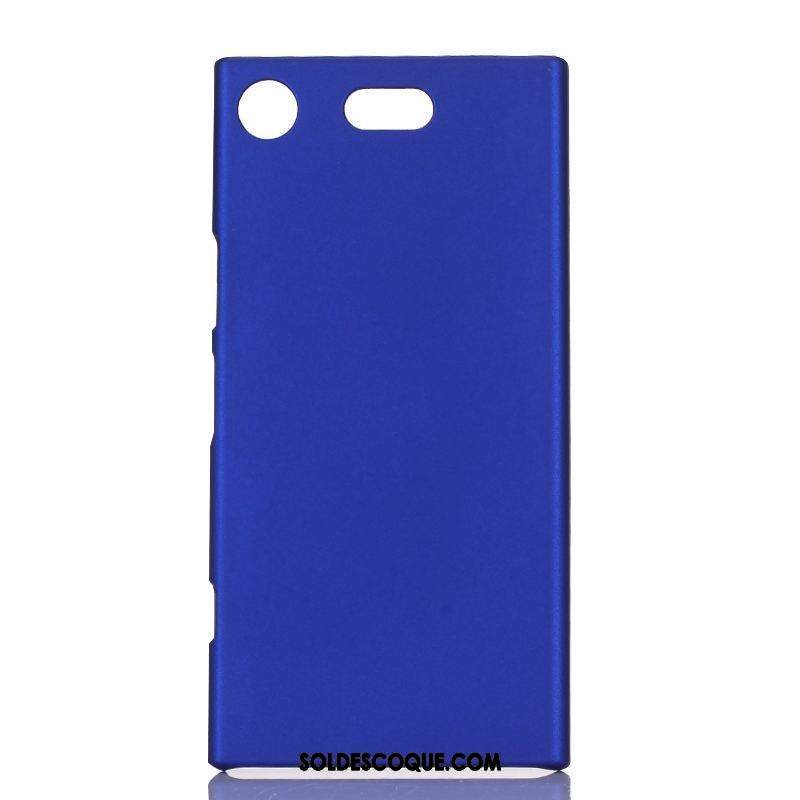 Coque Sony Xperia Xz1 Compact Téléphone Portable Délavé En Daim Difficile Protection Étui Pas Cher