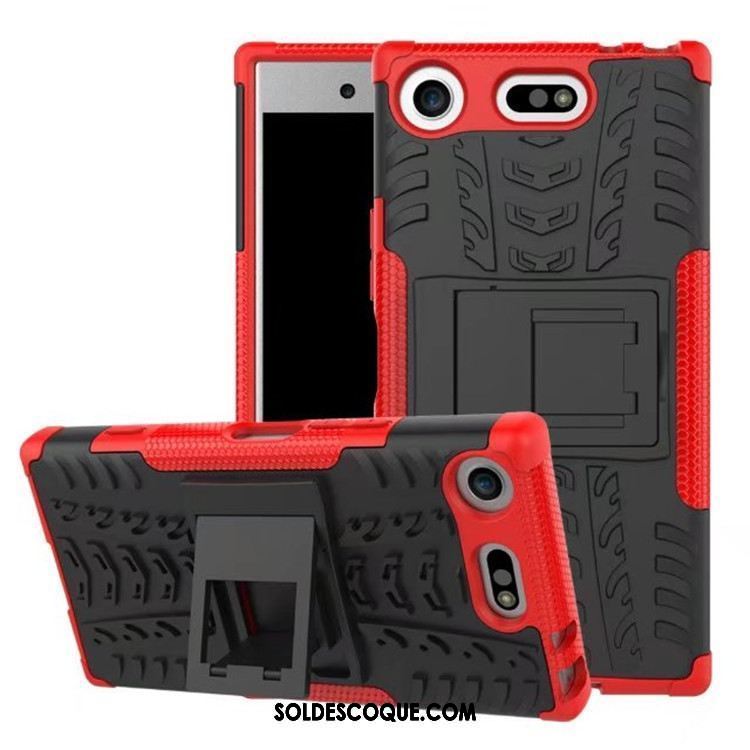 Coque Sony Xperia Xz1 Compact Étui Téléphone Portable Tout Compris Protection Rouge Pas Cher