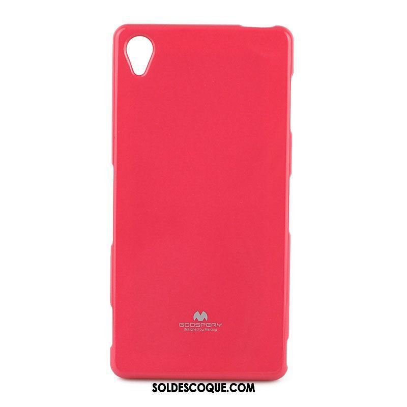Coque Sony Xperia Z3+ Silicone Étui Rouge Téléphone Portable Protection En Vente