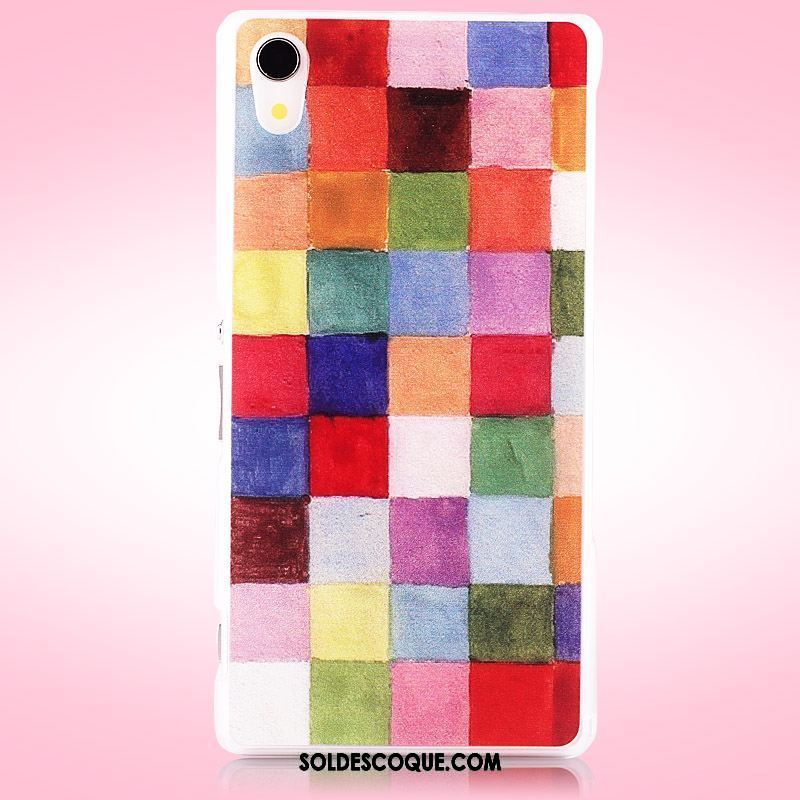 Coque Sony Xperia Z3+ Tendance Téléphone Portable Incassable Délavé En Daim Multicolore En Ligne