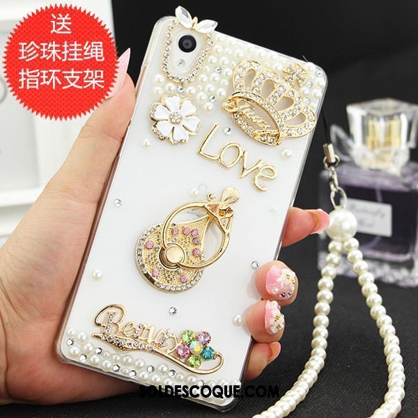 Coque Sony Xperia Z3+ Étui Incassable Protection Strass Téléphone Portable Soldes