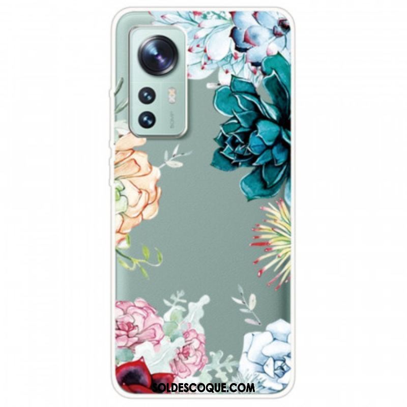 Coque  Xiaomi 12 / 12X  Fleurs Aquarelle