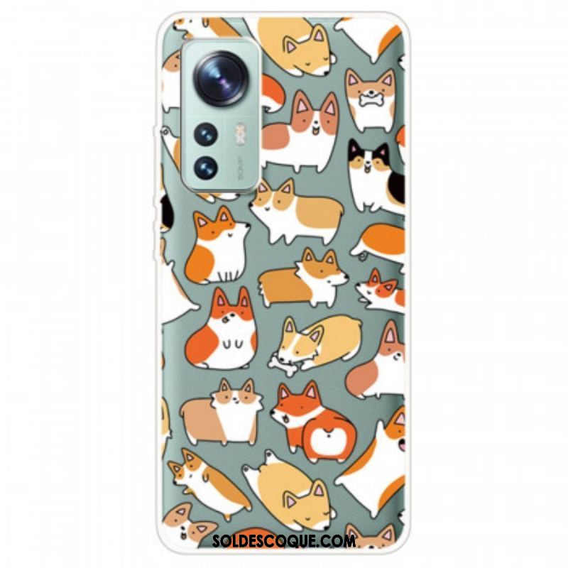 Coque  Xiaomi 12 / 12X  Multiples Chiens