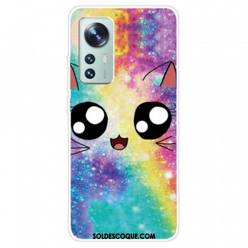 Coque  Xiaomi 12 / 12X  Silicone Chat Cartoon