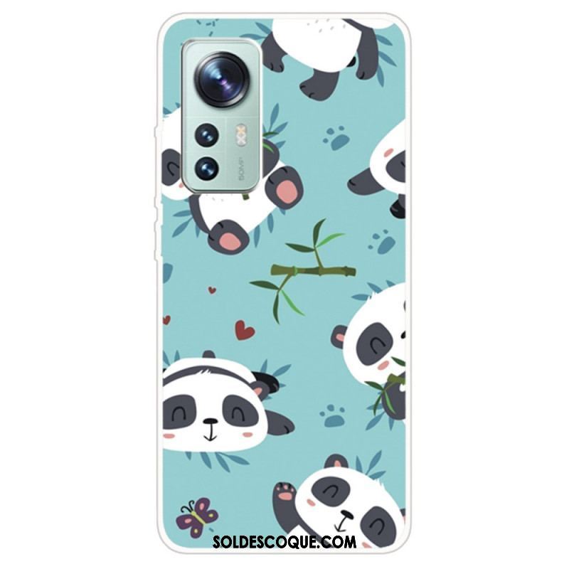 Coque  Xiaomi 12 / 12X  Silicone Tas de Pandas