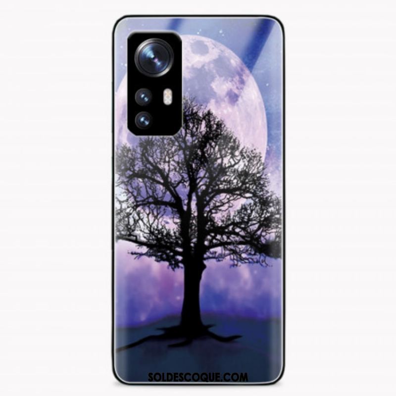 Coque  Xiaomi 12 / 12X  Verre Trempé Arbre et Lune