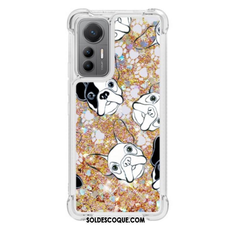 Coque Xiaomi 12 Lite Paillettes Mr Chien