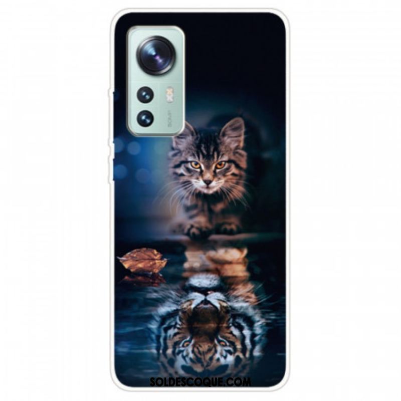 Coque Xiaomi 12 Pro Silicone Chat aux Aguets