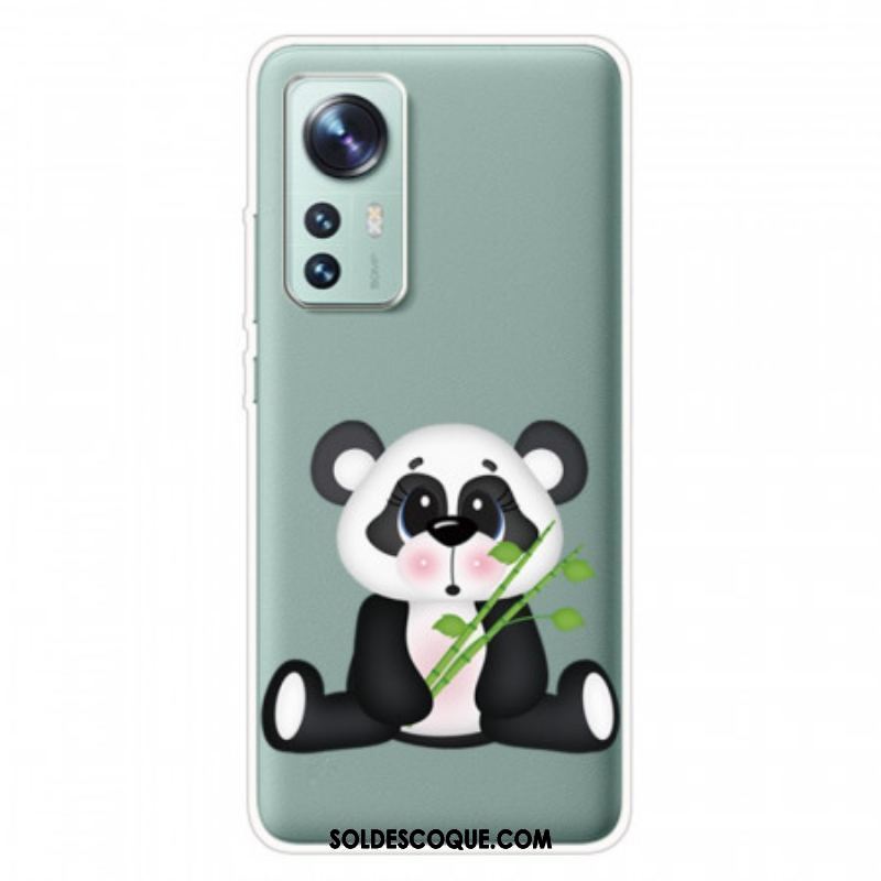 Coque Xiaomi 12 Pro Silicone Joli Panda