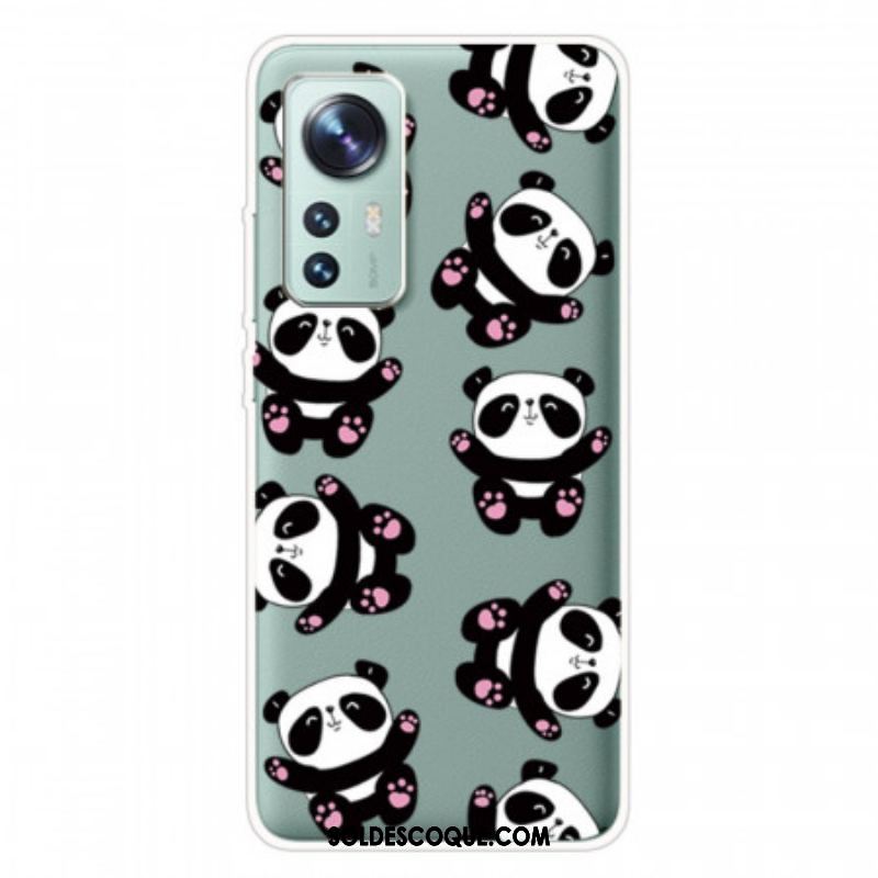 Coque Xiaomi 12 Pro Silicone Petits Pandas