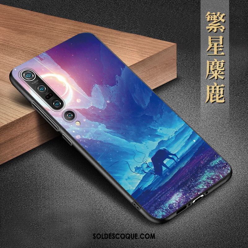 Coque Xiaomi Mi 10 Pro Téléphone Portable Délavé En Daim Étui Incassable Tendance Housse En Vente