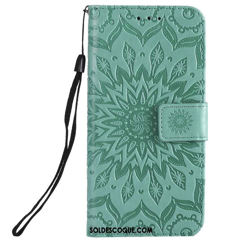 Coque Xiaomi Mi 10 Protection Téléphone Portable Vert Étui En Cuir Petit France